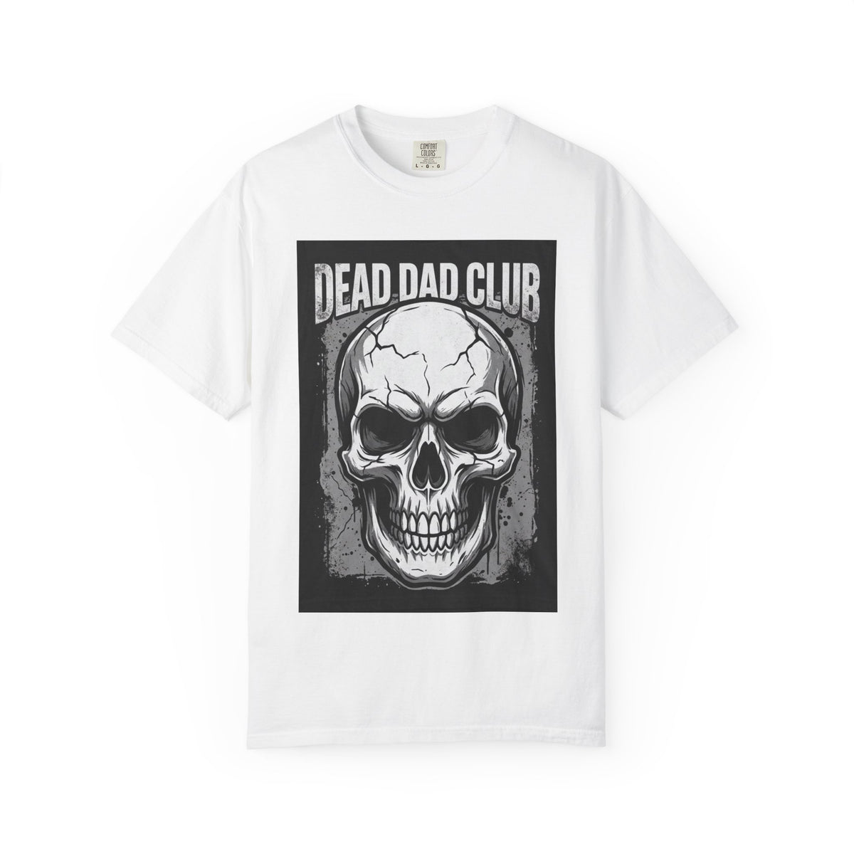 Dead Dad Club Skull Tee — 'Death Built Me' Graphic T‑Shirt