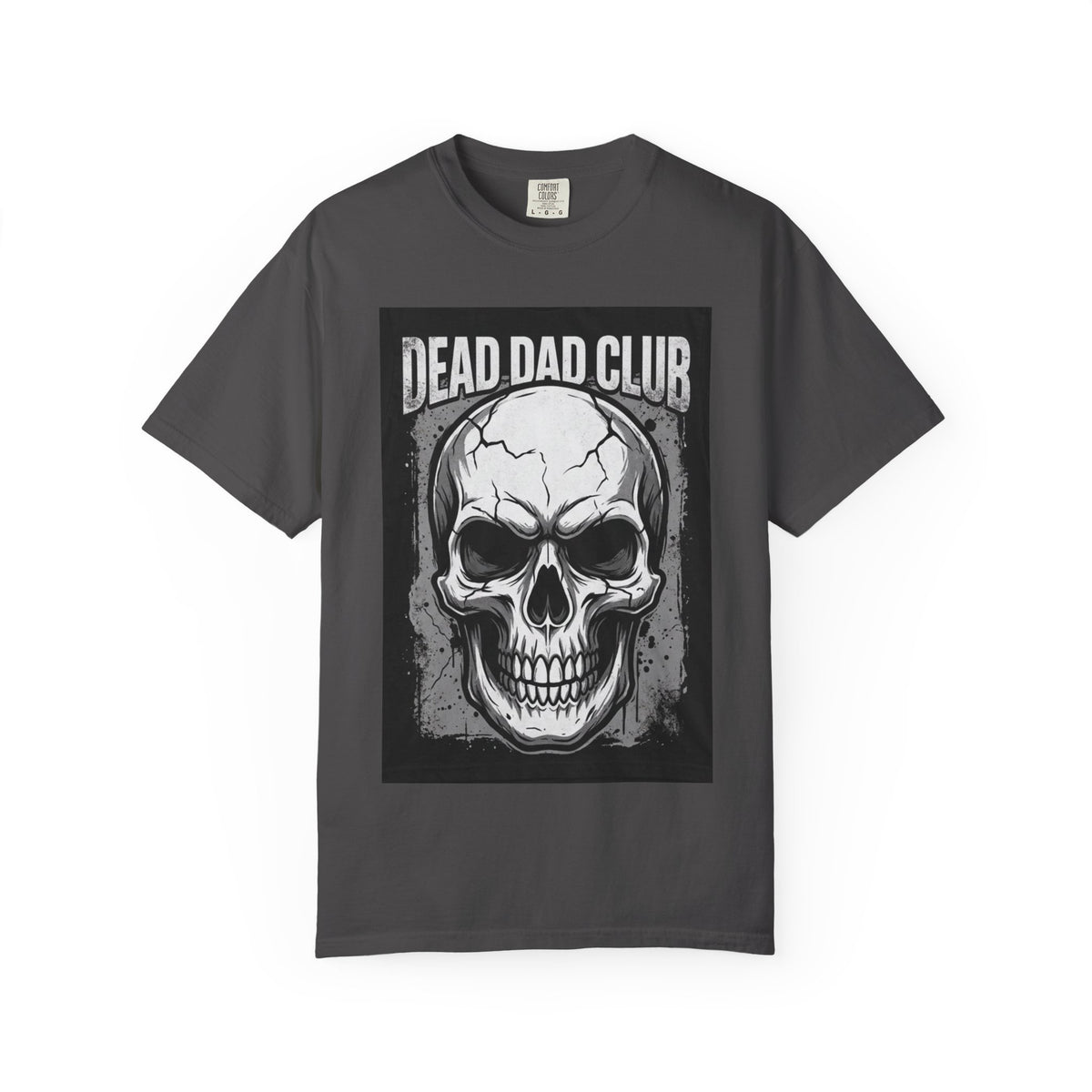 Dead Dad Club Skull Tee — 'Death Built Me' Graphic T‑Shirt