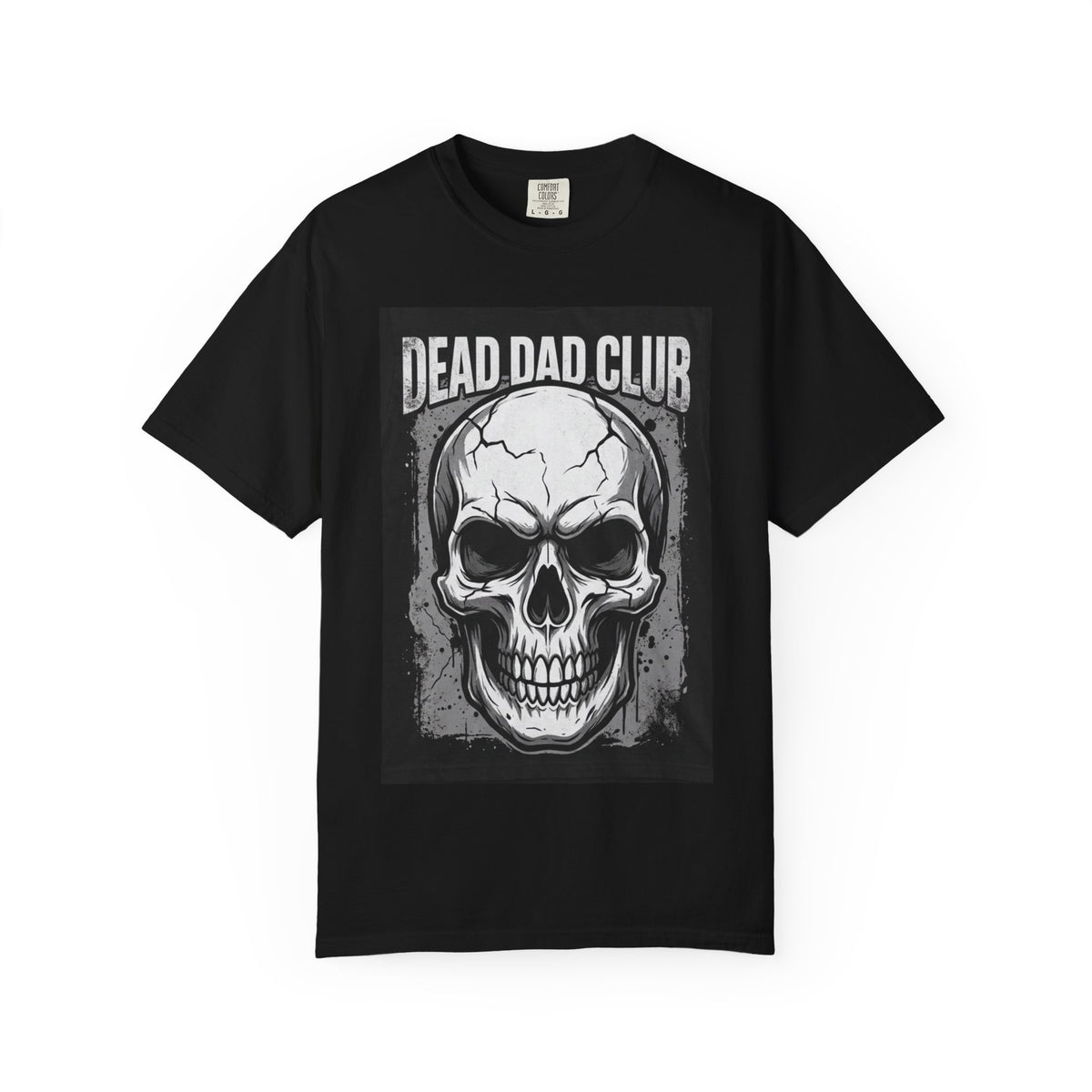 Dead Dad Club Skull Tee — 'Death Built Me' Graphic T‑Shirt